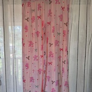 munki munki Pink Bear and Bow Pajama Pants